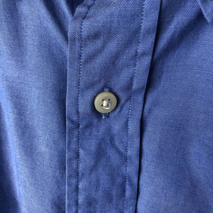 Ralph Lauren YARMOUTH long sleeve button down shirt, men's XL size cotton blue type Vintage Second Hand
