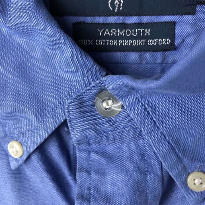 Ralph Lauren YARMOUTH long sleeve button down shirt, men's XL size cotton blue type Vintage Second Hand