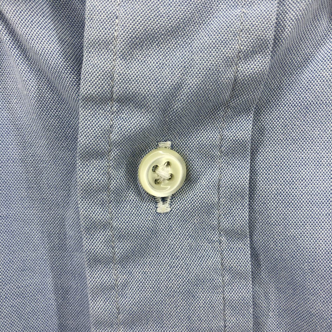 Ralph Lauren YARMOUTH long sleeve button down shirt, men's XXL size cotton blue type Vintage Second Hand