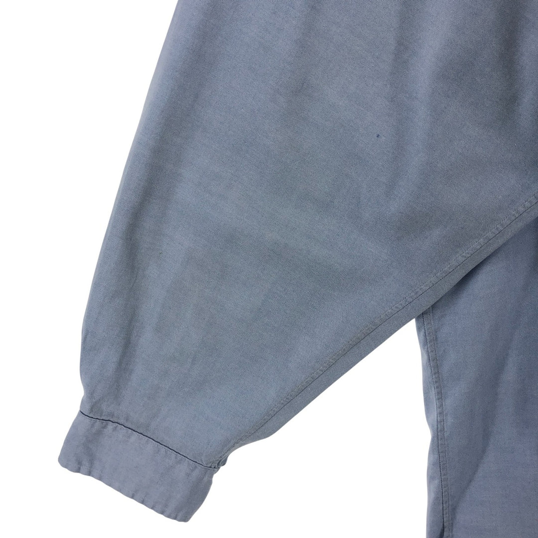 Ralph Lauren YARMOUTH long sleeve button down shirt, men's XXL size cotton blue type Vintage Second Hand