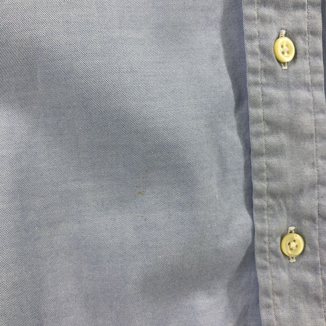 Ralph Lauren YARMOUTH long sleeve button down shirt, men's XXL size cotton blue type Vintage Second Hand
