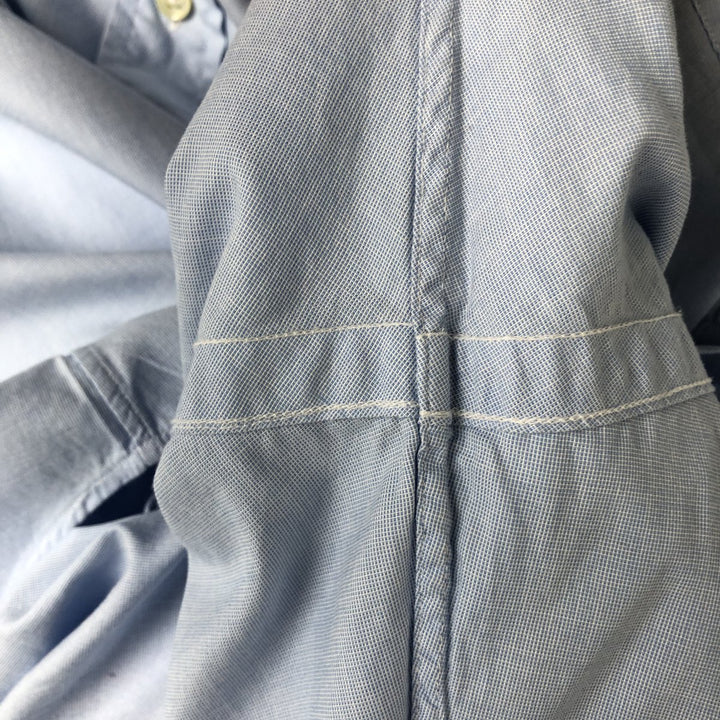 Ralph Lauren Classic Fit Long Sleeve Button Down Shirt, Men's Size L cotton blue type Vintage Second Hand