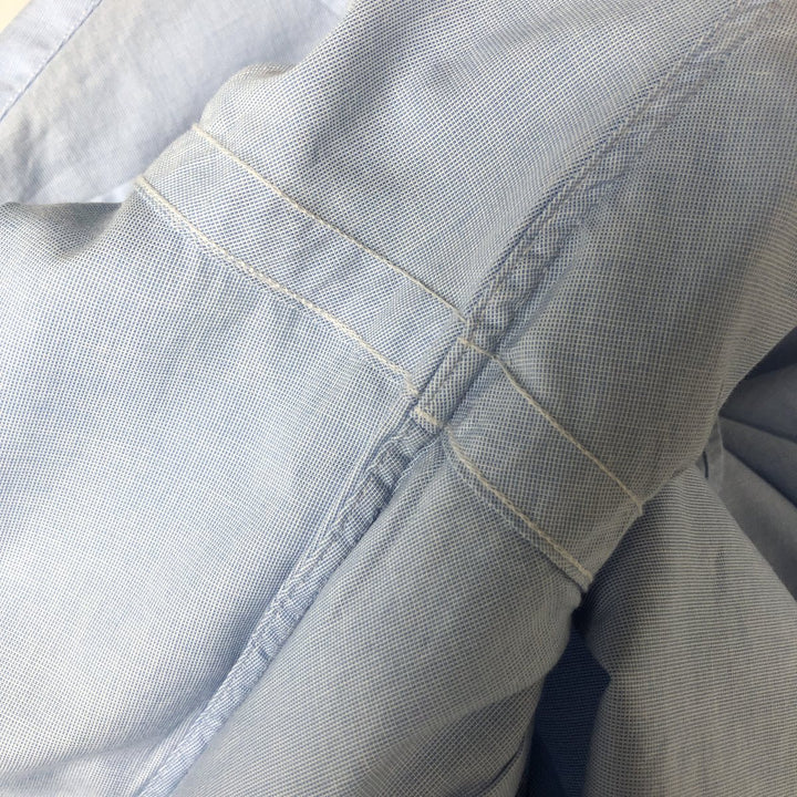 Ralph Lauren Classic Fit Long Sleeve Button Down Shirt, Men's Size L cotton blue type Vintage Second Hand