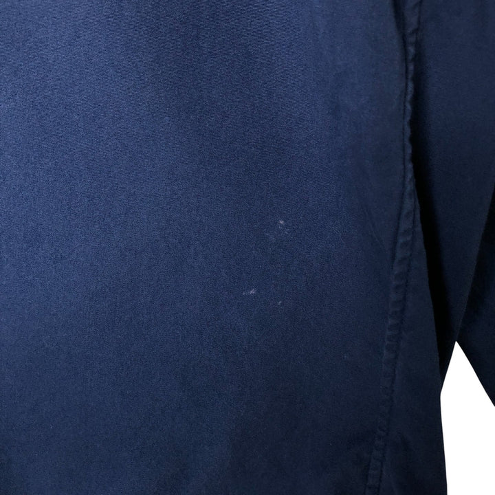 Ralph Lauren BLAKE long sleeve button down shirt, men's size L cotton navy blue type Vintage Second Hand