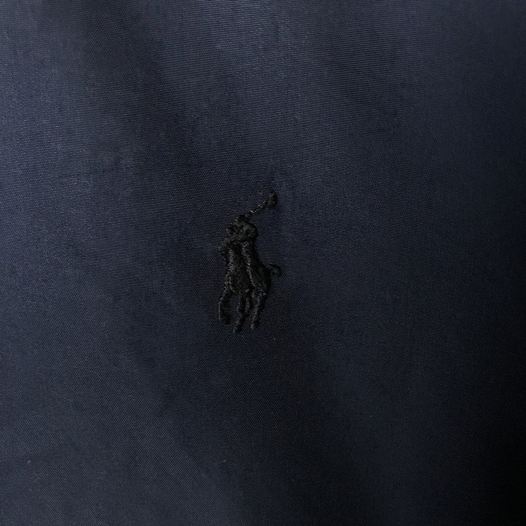 Ralph Lauren POLO by Ralph Lauren padded puffer jacket, men's size L polyester navy blue type Vintage Second Hand