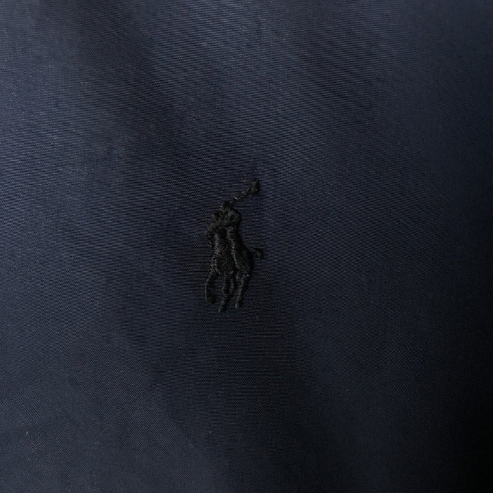 Ralph Lauren POLO by Ralph Lauren padded puffer jacket, men's size L polyester navy blue type Vintage Second Hand