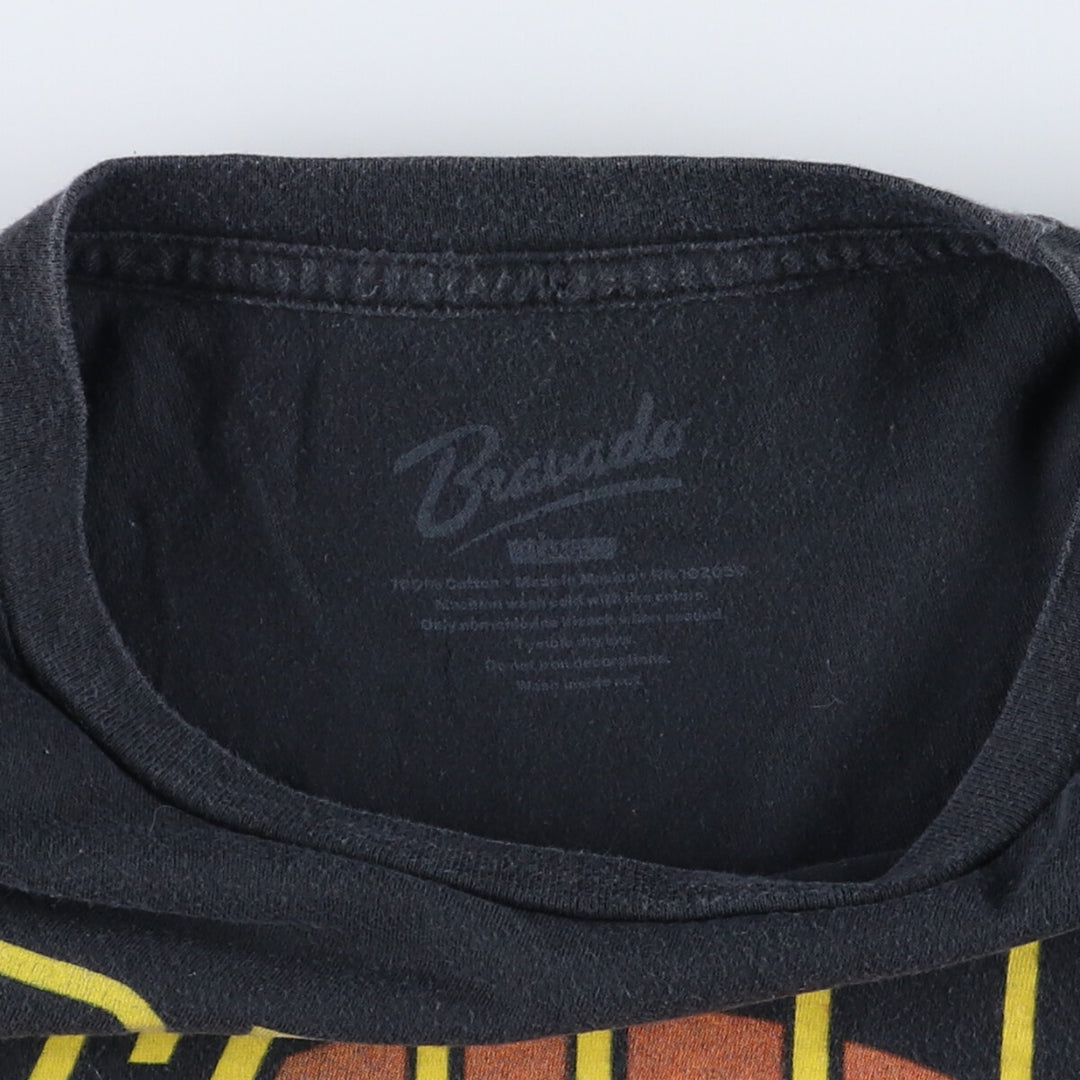00'S LED ZEPPELIN Led Zeppelin band T-shirt, band T, men's size L cotton black type Vintage Second Hand