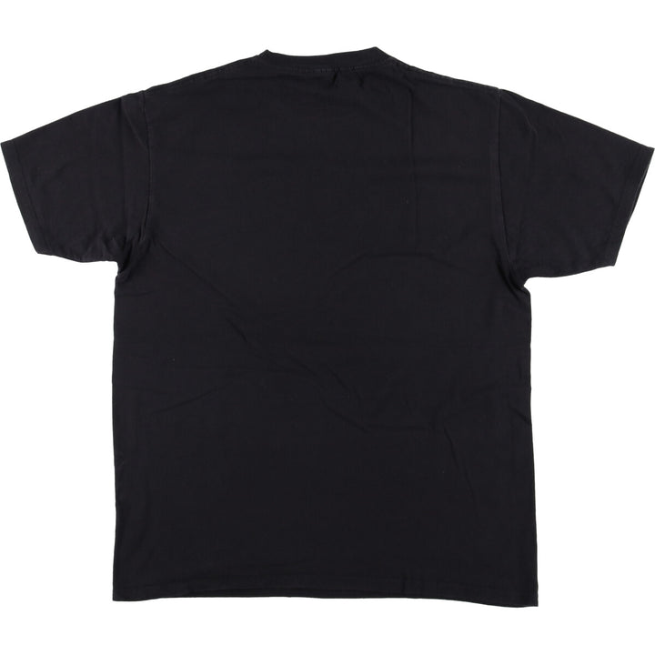 METALLICA Skull Pattern Band T-shirt Band Tee Men's L size cotton black type Vintage Second Hand