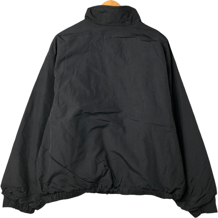 Eddie Bauer padded nylon jacket, men's size XL Nylon black type Vintage Second Hand