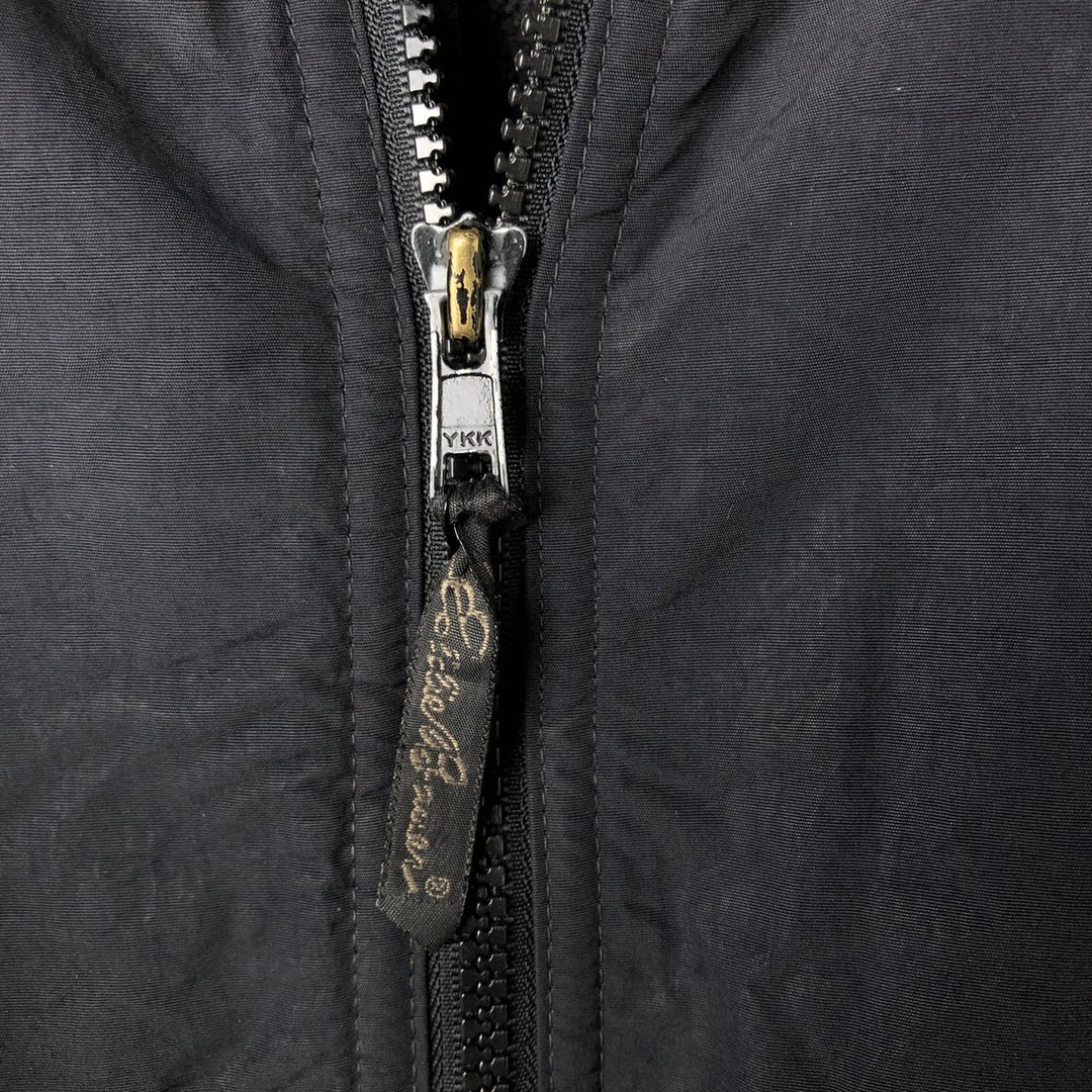 Eddie Bauer padded nylon jacket, men's size XL Nylon black type Vintage Second Hand