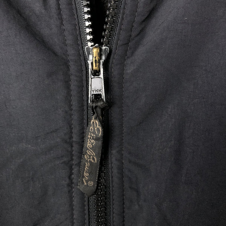 Eddie Bauer padded nylon jacket, men's size XL Nylon black type Vintage Second Hand