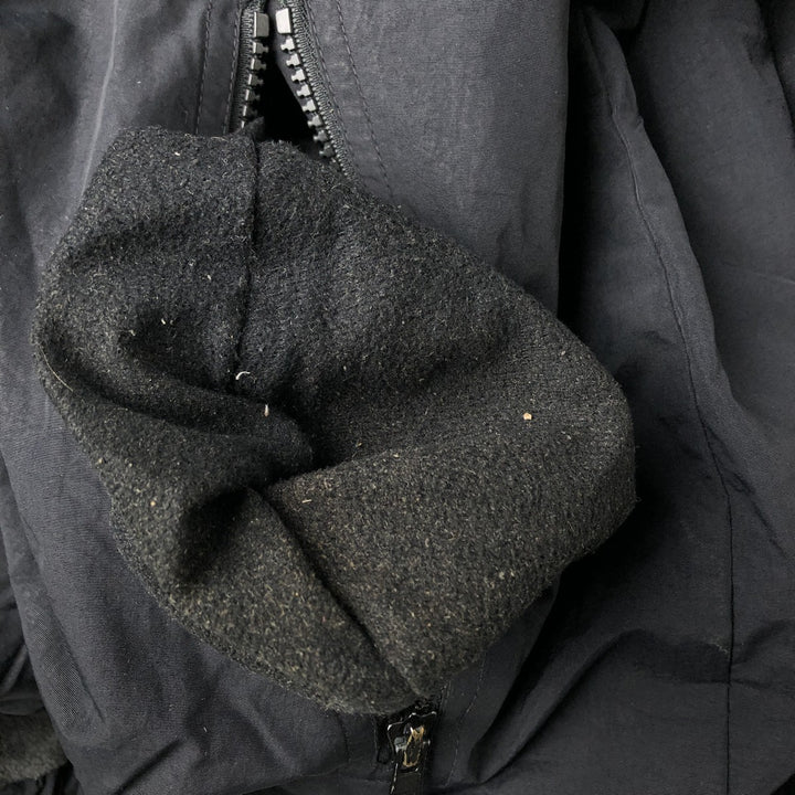 Eddie Bauer padded nylon jacket, men's size XL Nylon black type Vintage Second Hand