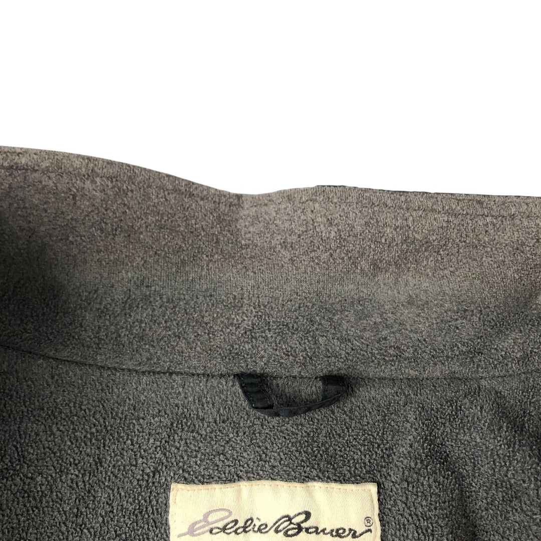 Eddie Bauer padded nylon jacket, men's size XL Nylon black type Vintage Second Hand