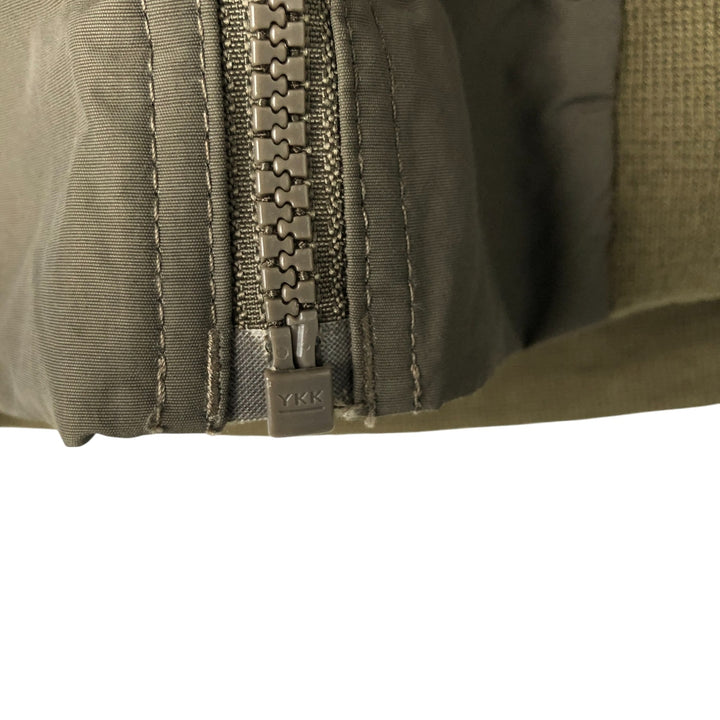 90s-00'S LLBean padded nylon blouson, men's size M Nylon Khaki type Vintage Second Hand