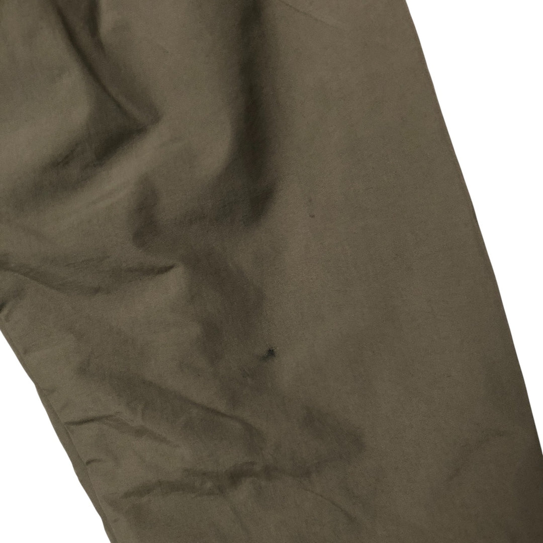 90s-00'S LLBean padded nylon blouson, men's size M Nylon Khaki type Vintage Second Hand