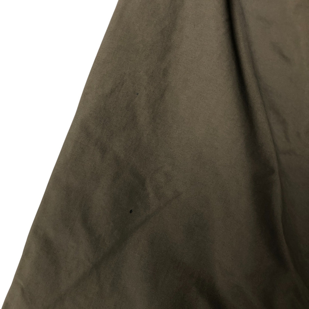 90s-00'S LLBean padded nylon blouson, men's size M Nylon Khaki type Vintage Second Hand