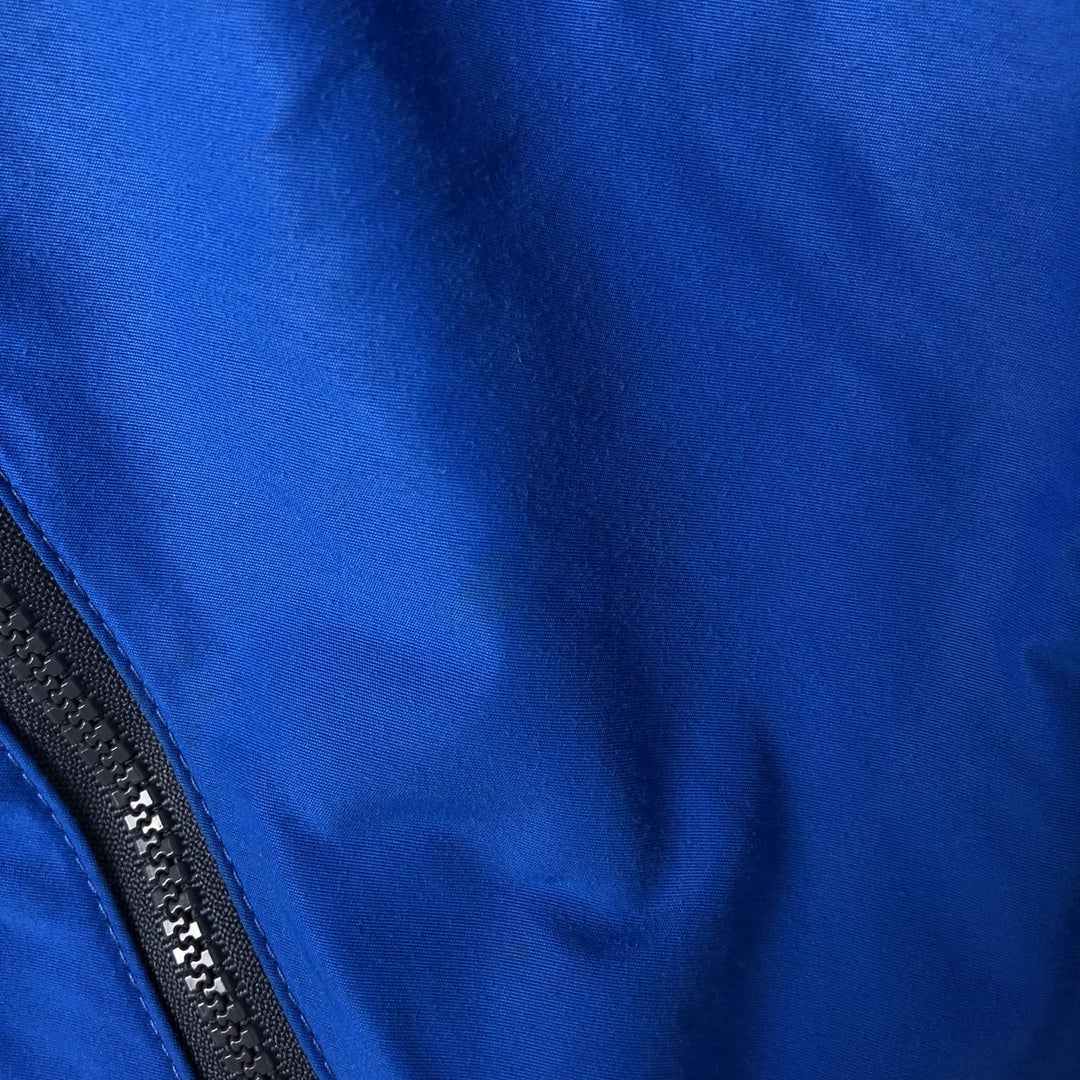 Vintage LLBean Warm-up Jacket from the 1980s-1990s, Made in USA, Men's XL Nylon blue type Vintage Second Hand