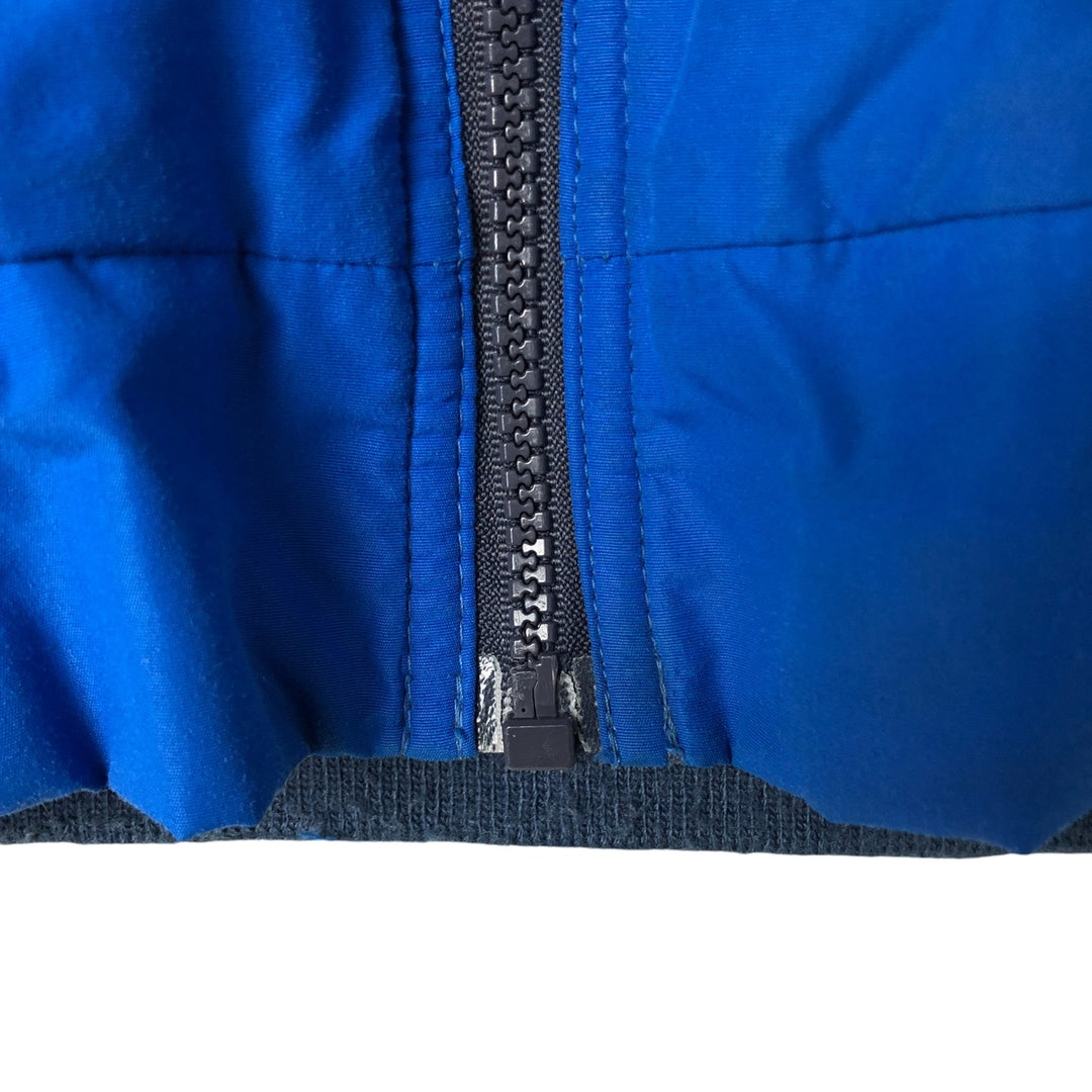 Vintage LLBean Warm-up Jacket from the 1980s-1990s, Made in USA, Men's XL Nylon blue type Vintage Second Hand