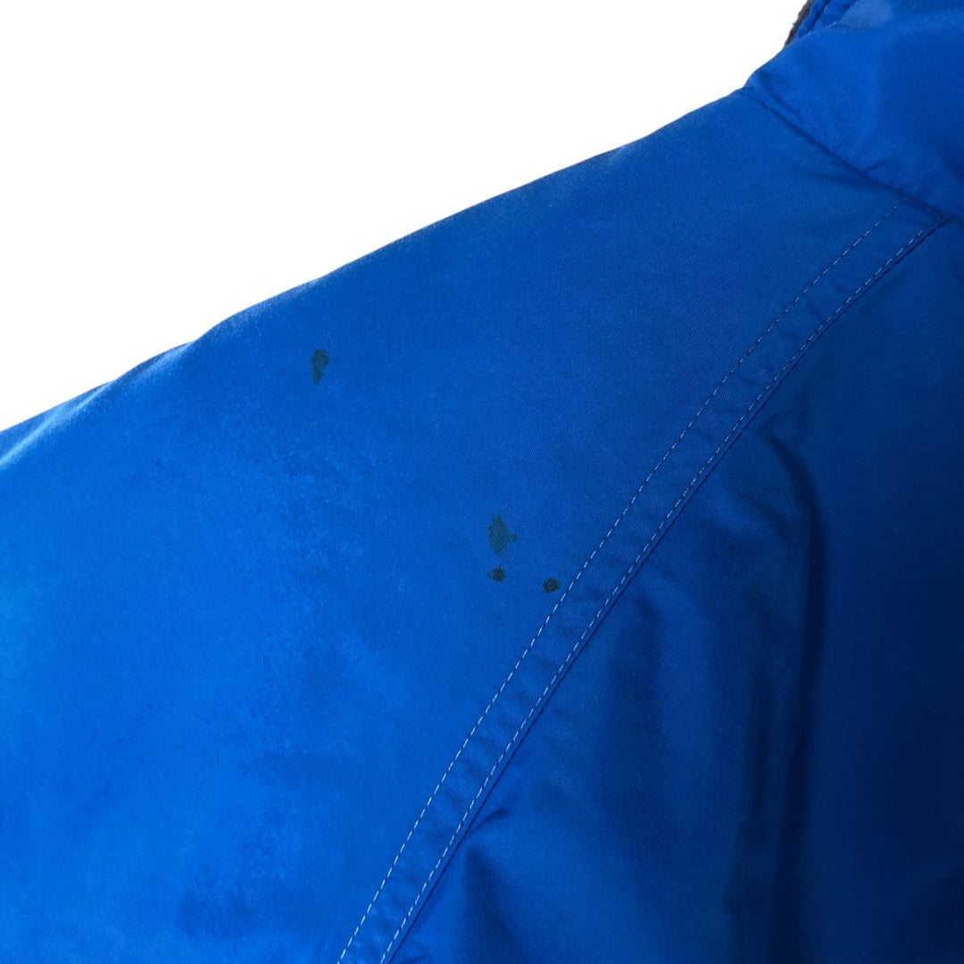 Vintage LLBean Warm-up Jacket from the 1980s-1990s, Made in USA, Men's XL Nylon blue type Vintage Second Hand