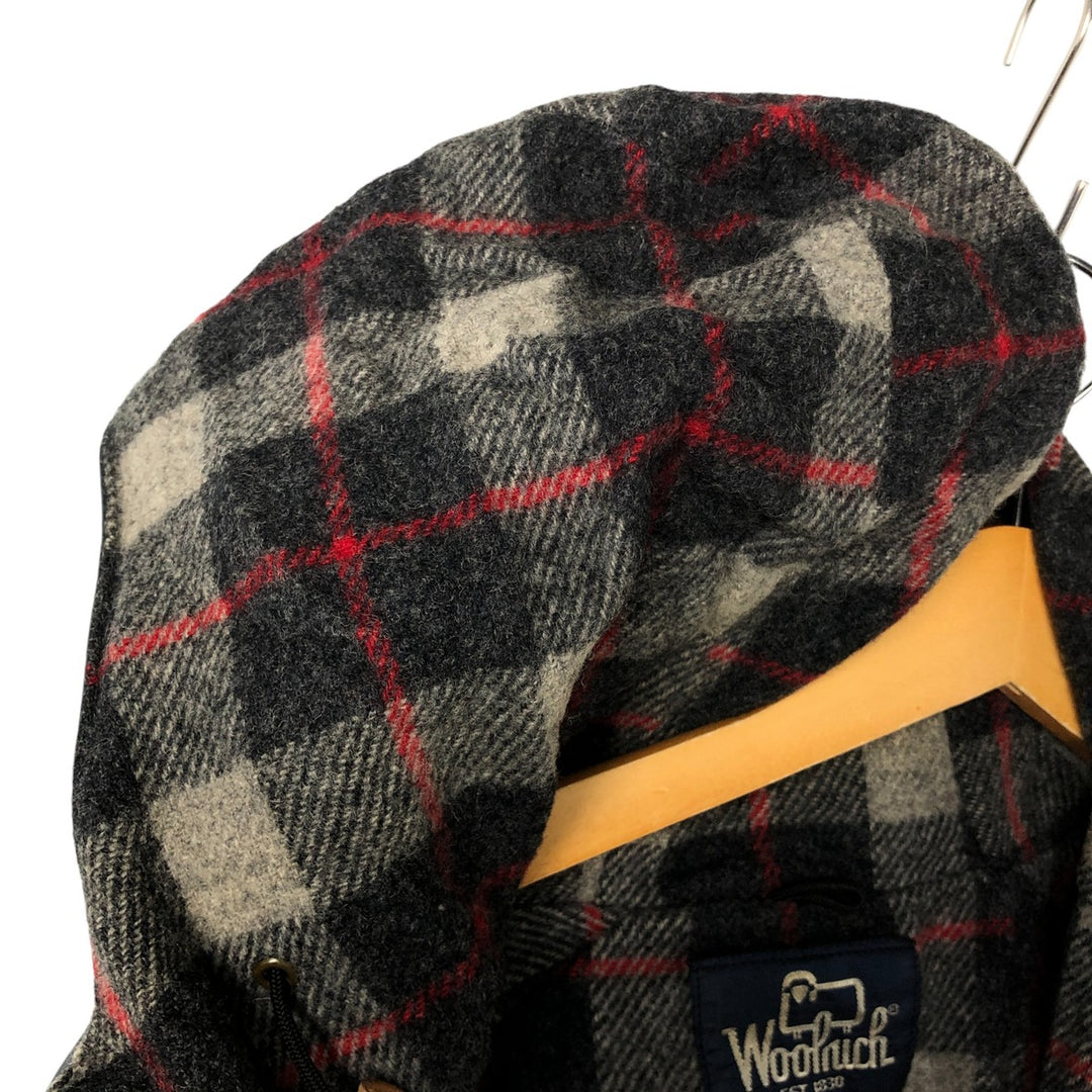 80'S WOOLRICH Mountain Parka Shell Jacket Made in USA Men's M Size Vintage cotton navy blue type Vintage Second Hand