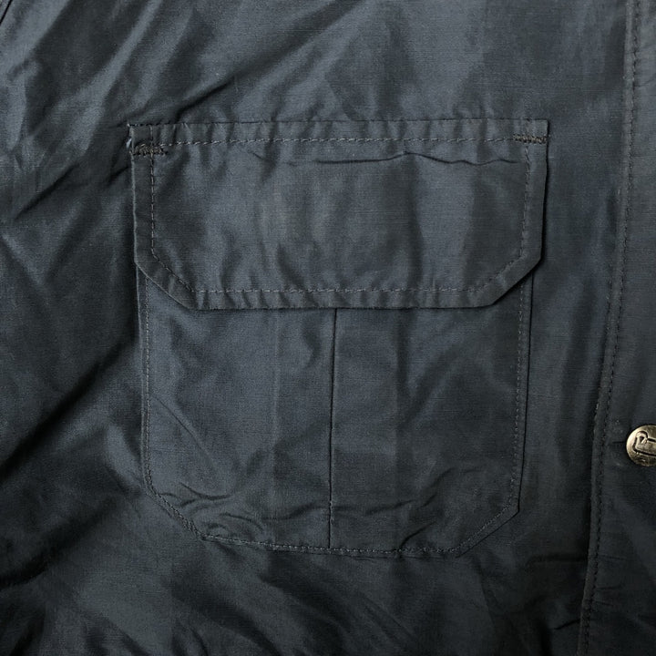 80'S WOOLRICH Mountain Parka Shell Jacket Made in USA Men's M Size Vintage cotton navy blue type Vintage Second Hand