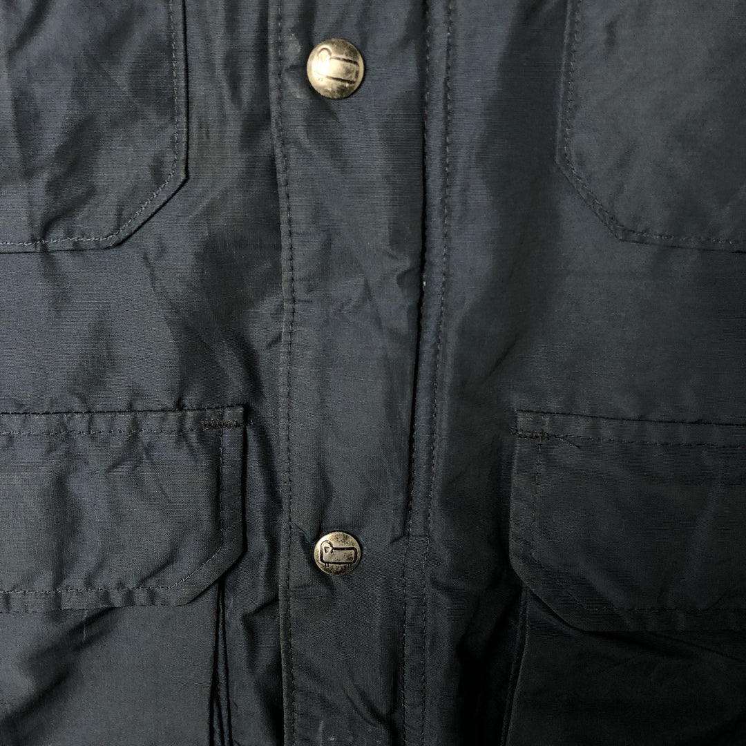 80'S WOOLRICH Mountain Parka Shell Jacket Made in USA Men's M Size Vintage cotton navy blue type Vintage Second Hand