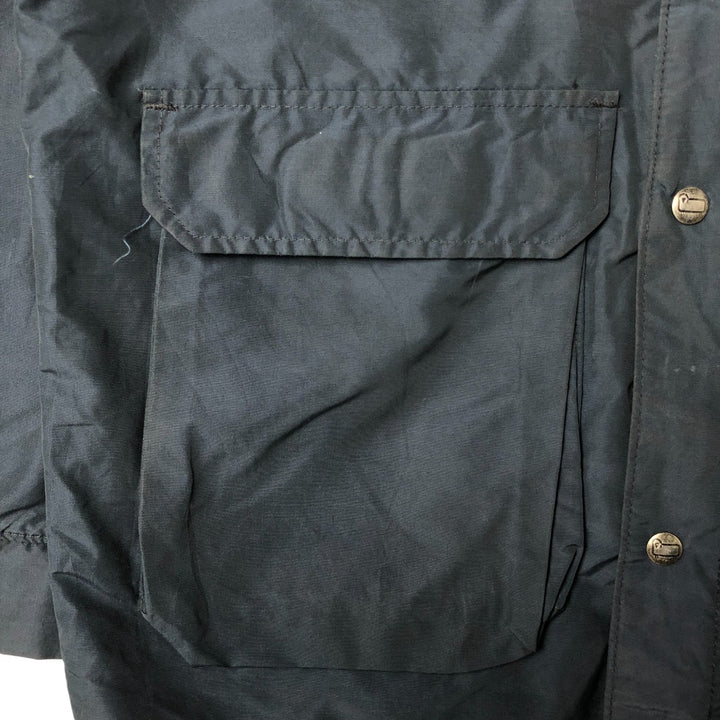 80'S WOOLRICH Mountain Parka Shell Jacket Made in USA Men's M Size Vintage cotton navy blue type Vintage Second Hand