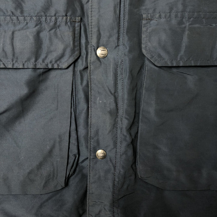 80'S WOOLRICH Mountain Parka Shell Jacket Made in USA Men's M Size Vintage cotton navy blue type Vintage Second Hand