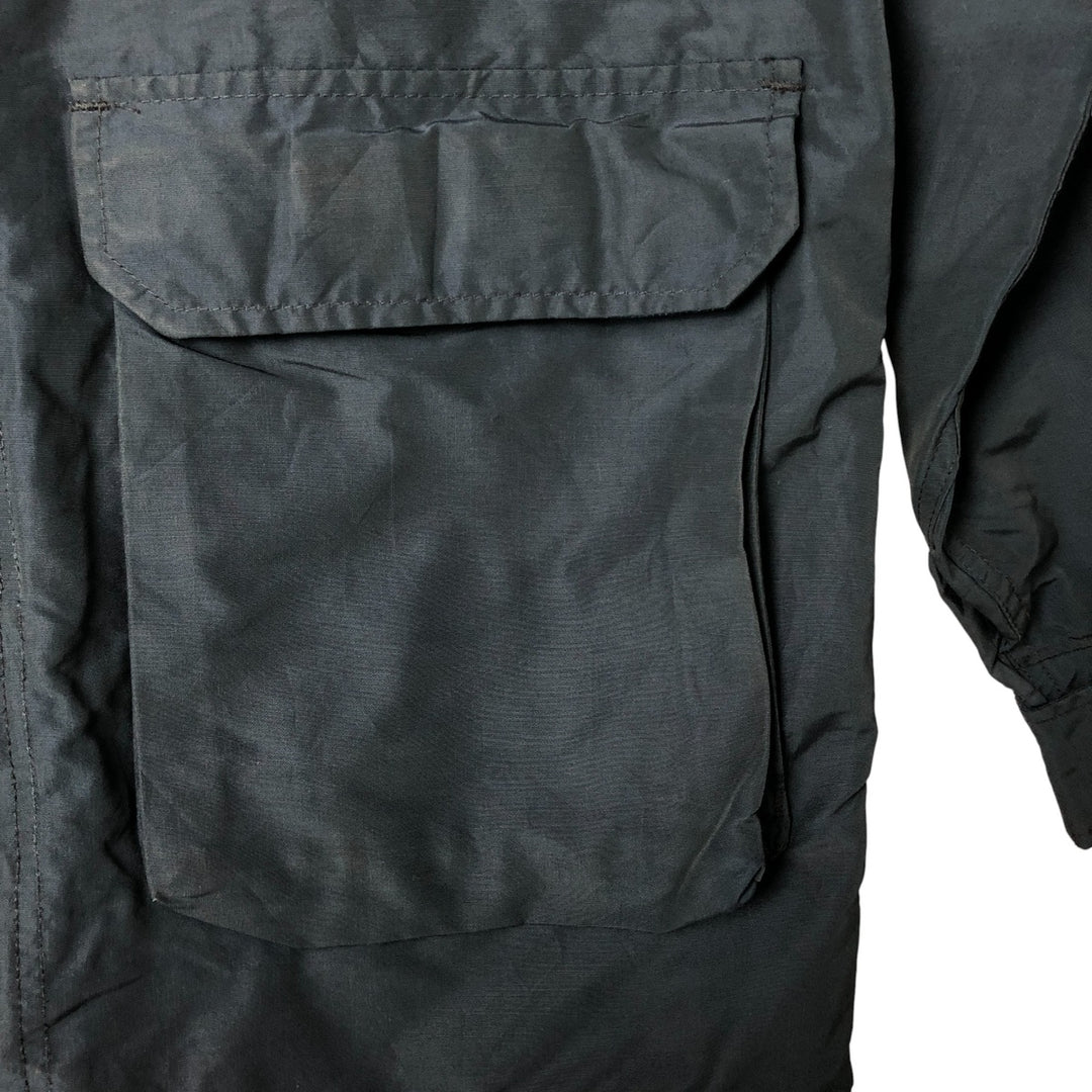 80'S WOOLRICH Mountain Parka Shell Jacket Made in USA Men's M Size Vintage cotton navy blue type Vintage Second Hand