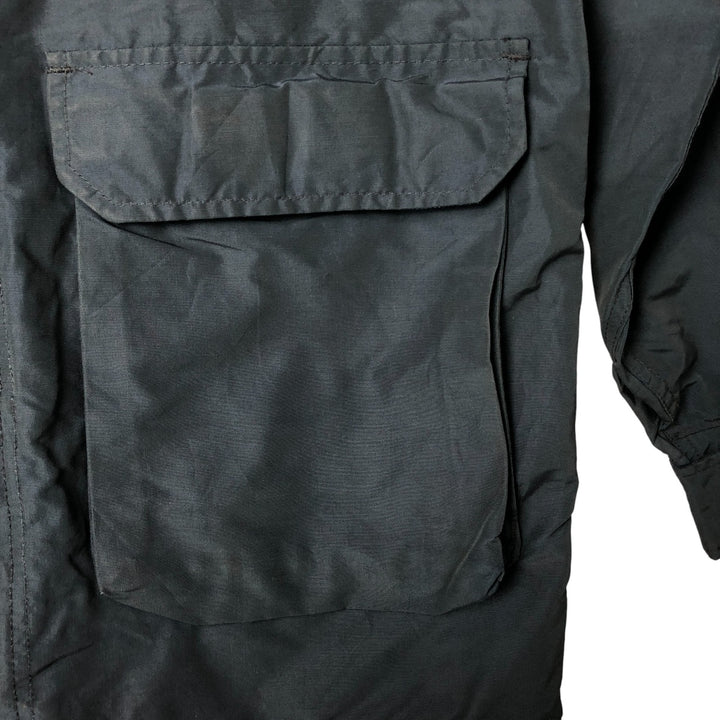 80'S WOOLRICH Mountain Parka Shell Jacket Made in USA Men's M Size Vintage cotton navy blue type Vintage Second Hand