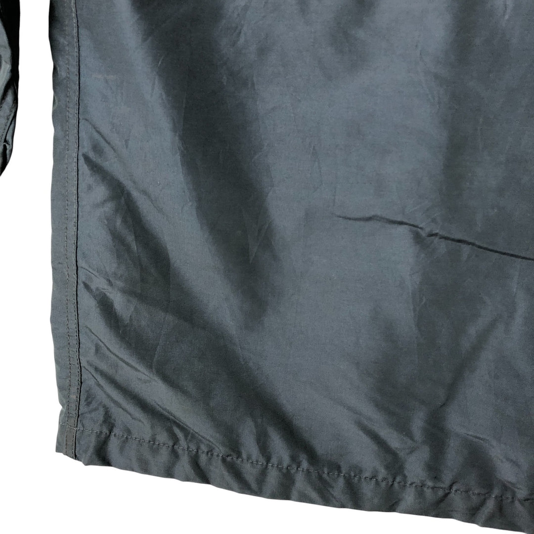 80'S WOOLRICH Mountain Parka Shell Jacket Made in USA Men's M Size Vintage cotton navy blue type Vintage Second Hand