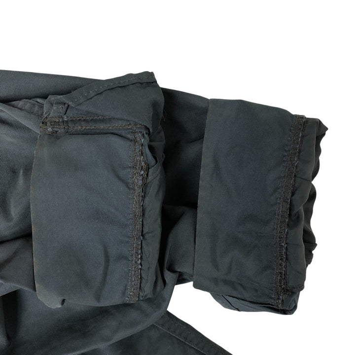 80'S WOOLRICH Mountain Parka Shell Jacket Made in USA Men's M Size Vintage cotton navy blue type Vintage Second Hand