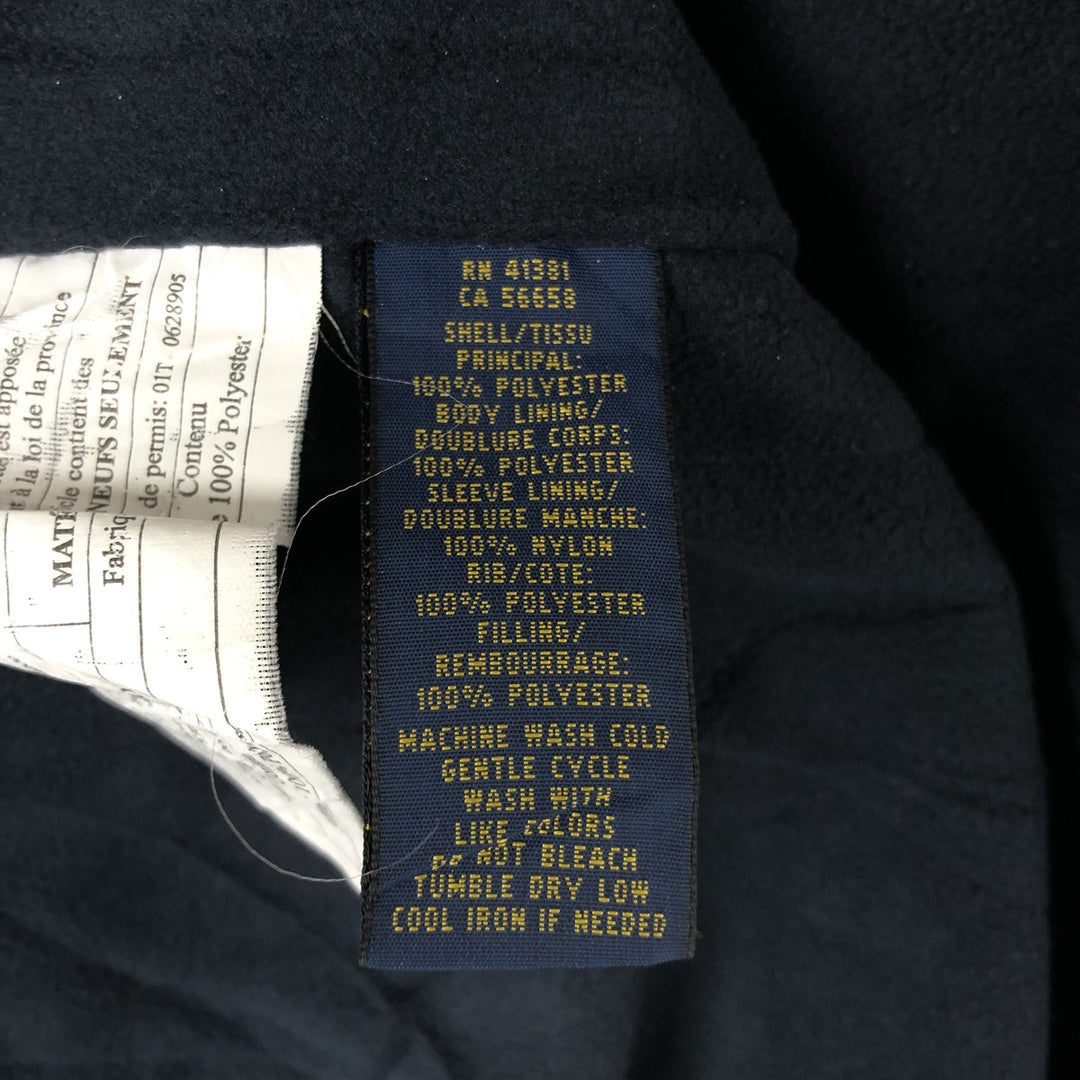 Ralph Lauren POLO RALPH LAUREN padded puffer jacket, men's size M polyester navy blue type Vintage Second Hand