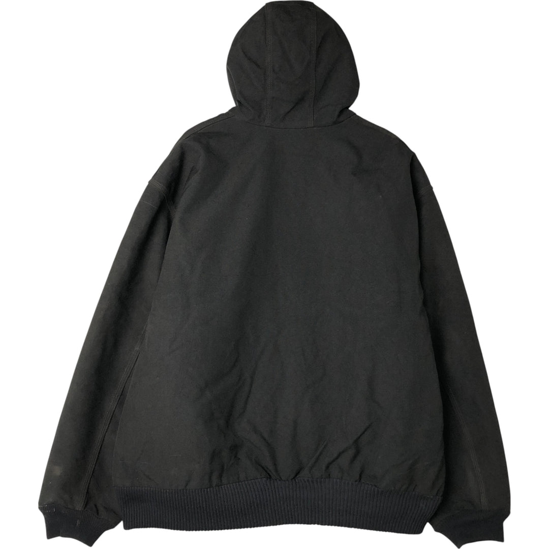 Carhartt Active Jacket, Padded Duck Full-Zip Hoodie, Men's XL unclear black type Vintage Second Hand