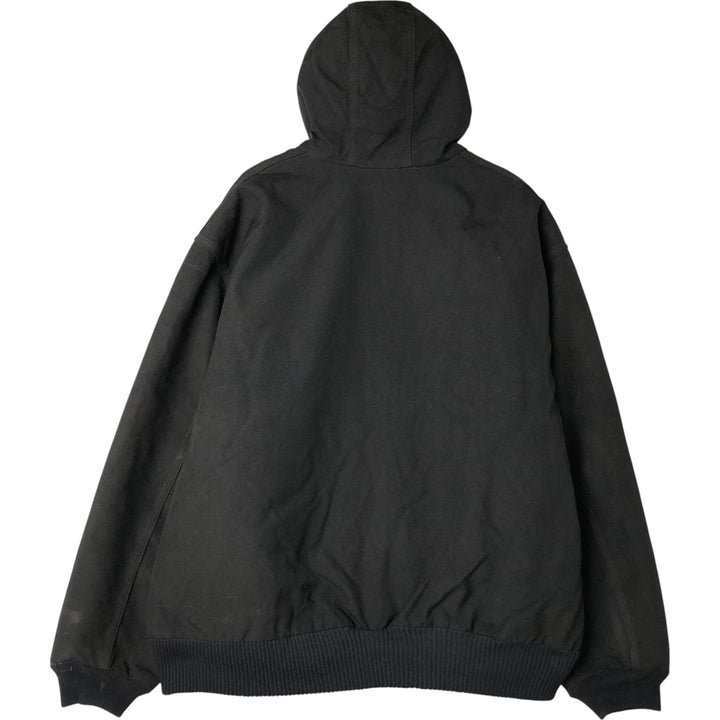 Carhartt Active Jacket, Padded Duck Full-Zip Hoodie, Men's XL unclear black type Vintage Second Hand