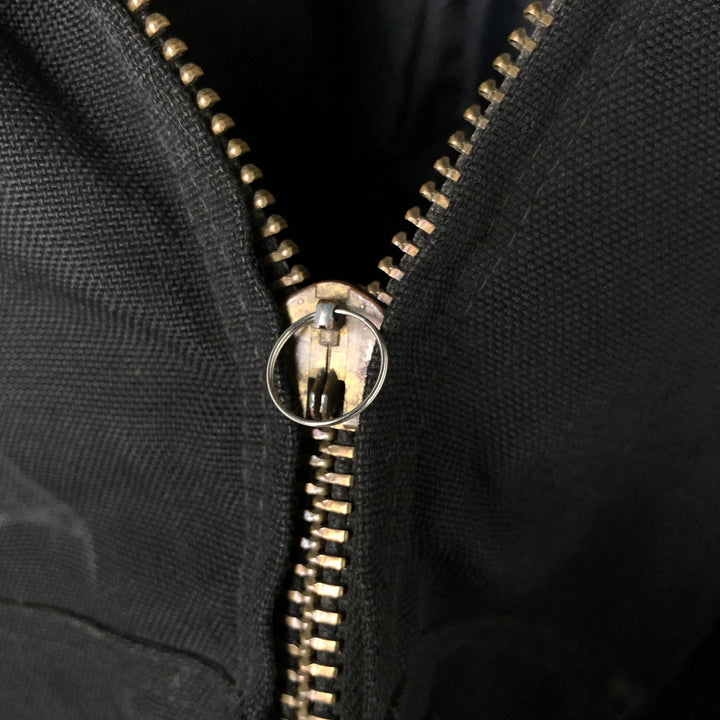 Carhartt Active Jacket, Padded Duck Full-Zip Hoodie, Men's XL unclear black type Vintage Second Hand