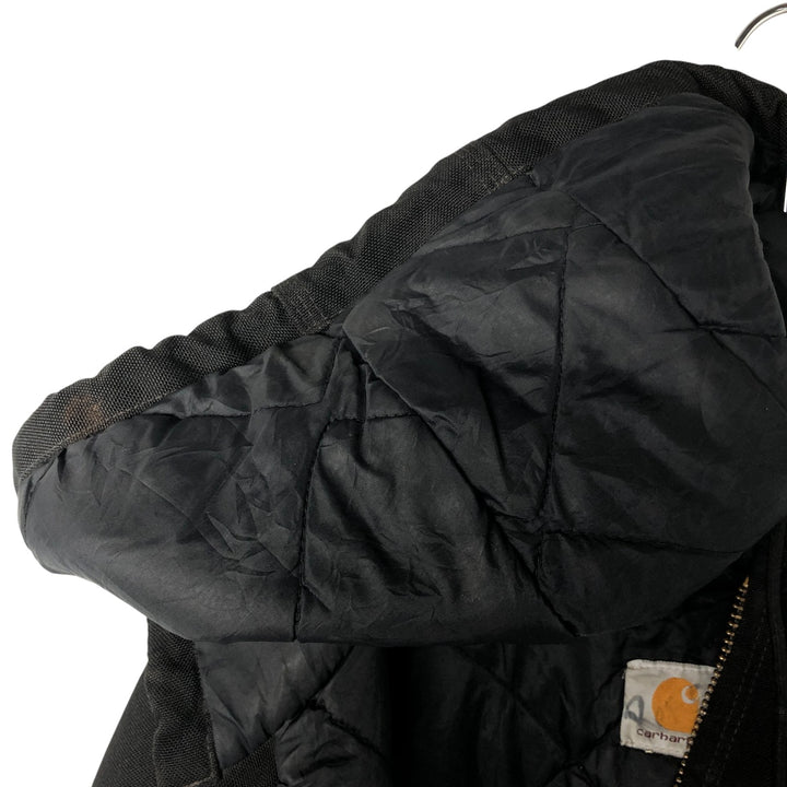 Carhartt Active Jacket, Padded Duck Full-Zip Hoodie, Men's XL unclear black type Vintage Second Hand