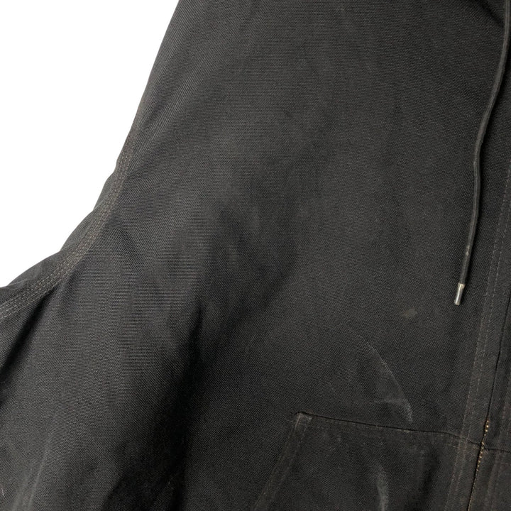 Carhartt Active Jacket, Padded Duck Full-Zip Hoodie, Men's XL unclear black type Vintage Second Hand