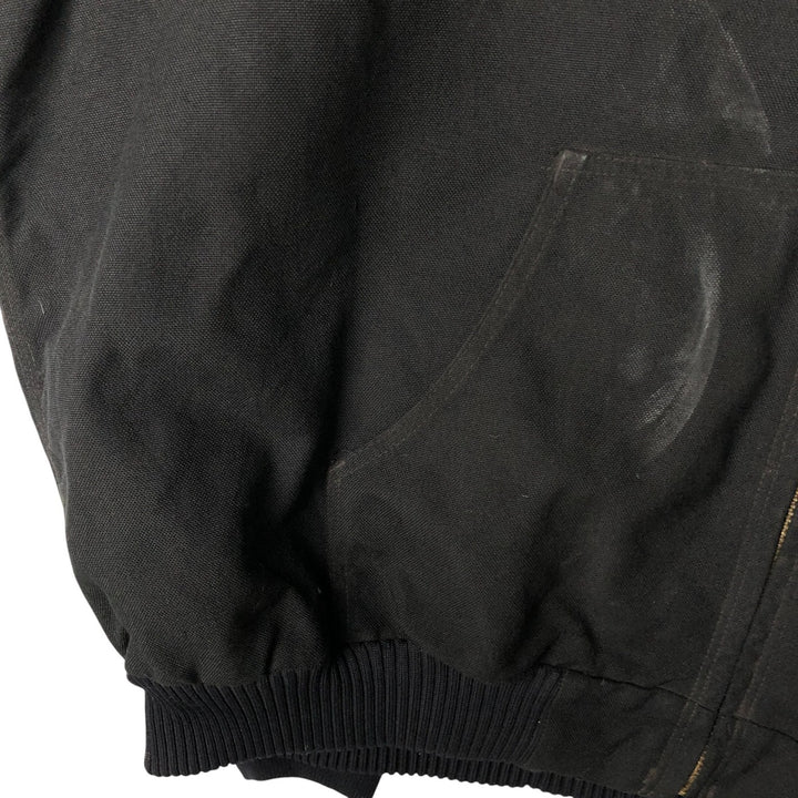 Carhartt Active Jacket, Padded Duck Full-Zip Hoodie, Men's XL unclear black type Vintage Second Hand