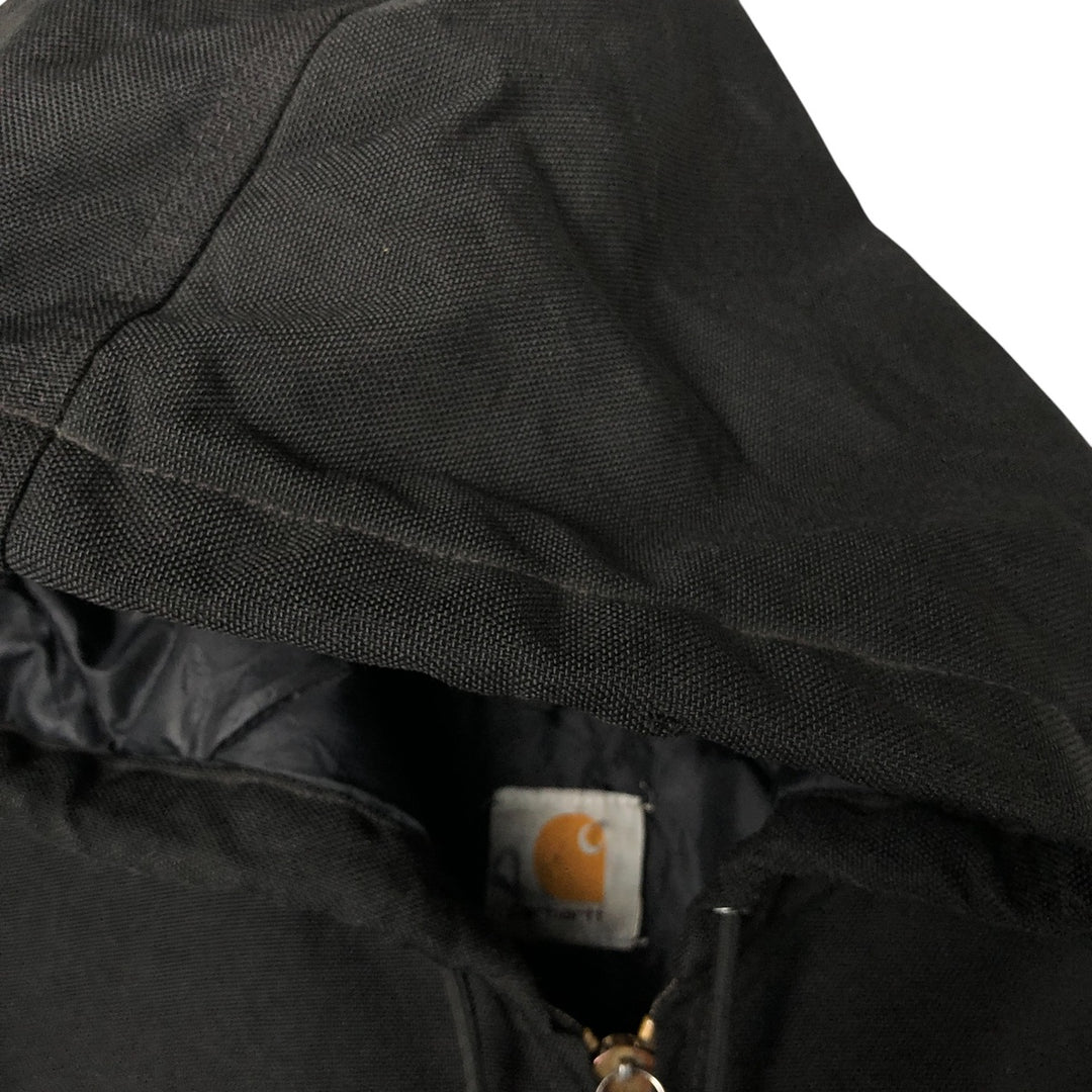 Carhartt Active Jacket, Padded Duck Full-Zip Hoodie, Men's XL unclear black type Vintage Second Hand