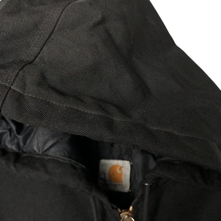 Carhartt Active Jacket, Padded Duck Full-Zip Hoodie, Men's XL unclear black type Vintage Second Hand