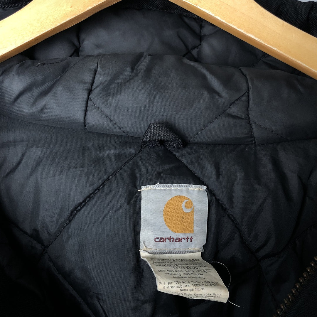 Oversized 2000'S Carhartt Active Jacket, Padded Parka, Puffer Jacket, Men's XXXL Nylon black type Vintage Second Hand