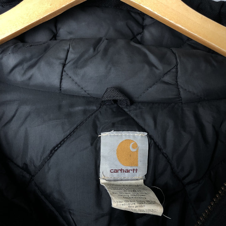 Oversized 2000'S Carhartt Active Jacket, Padded Parka, Puffer Jacket, Men's XXXL Nylon black type Vintage Second Hand