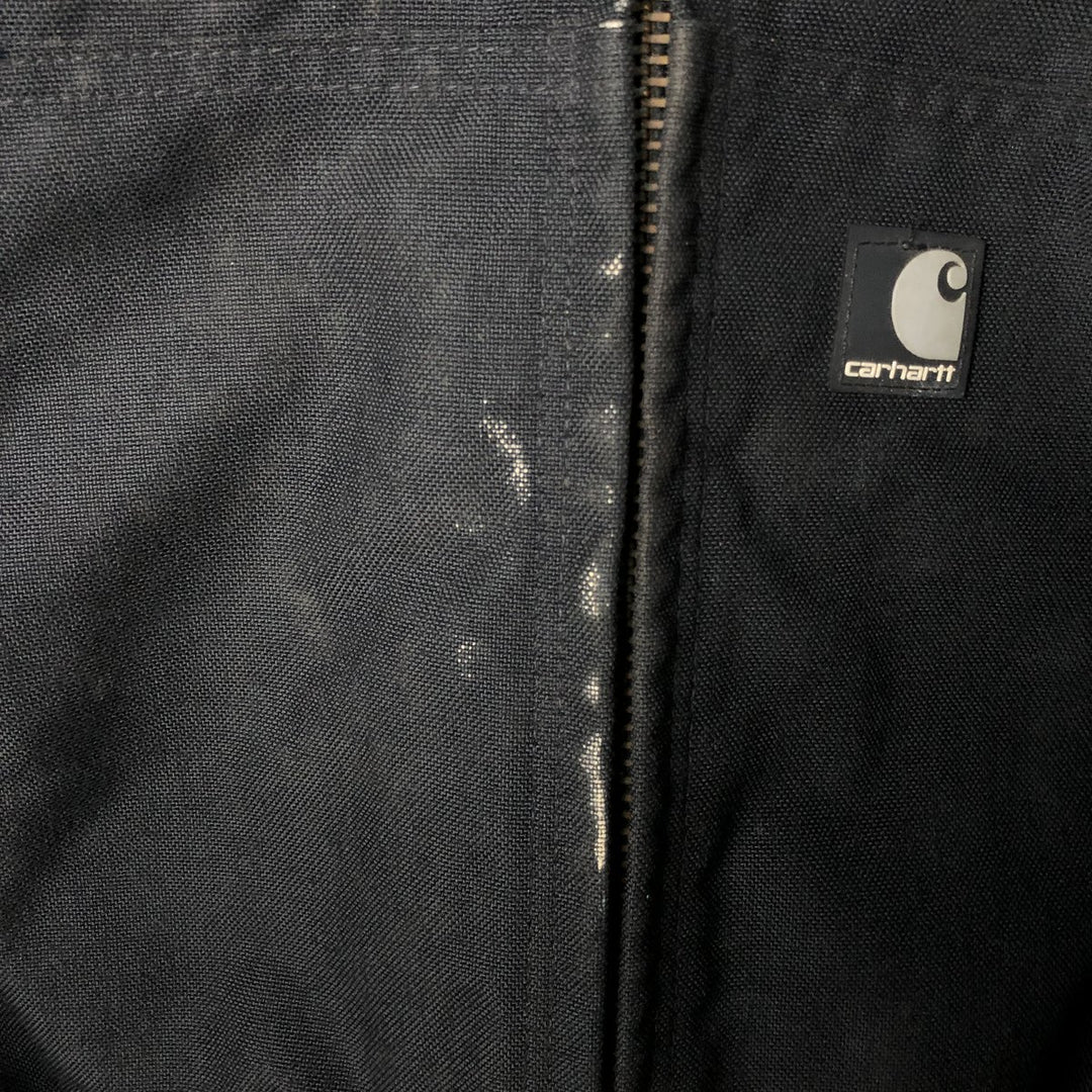 Oversized 2000'S Carhartt Active Jacket, Padded Parka, Puffer Jacket, Men's XXXL Nylon black type Vintage Second Hand