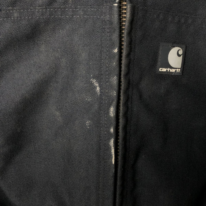 Oversized 2000'S Carhartt Active Jacket, Padded Parka, Puffer Jacket, Men's XXXL Nylon black type Vintage Second Hand