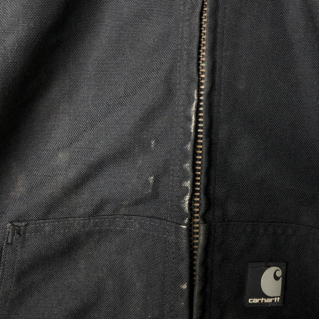 Oversized 2000'S Carhartt Active Jacket, Padded Parka, Puffer Jacket, Men's XXXL Nylon black type Vintage Second Hand