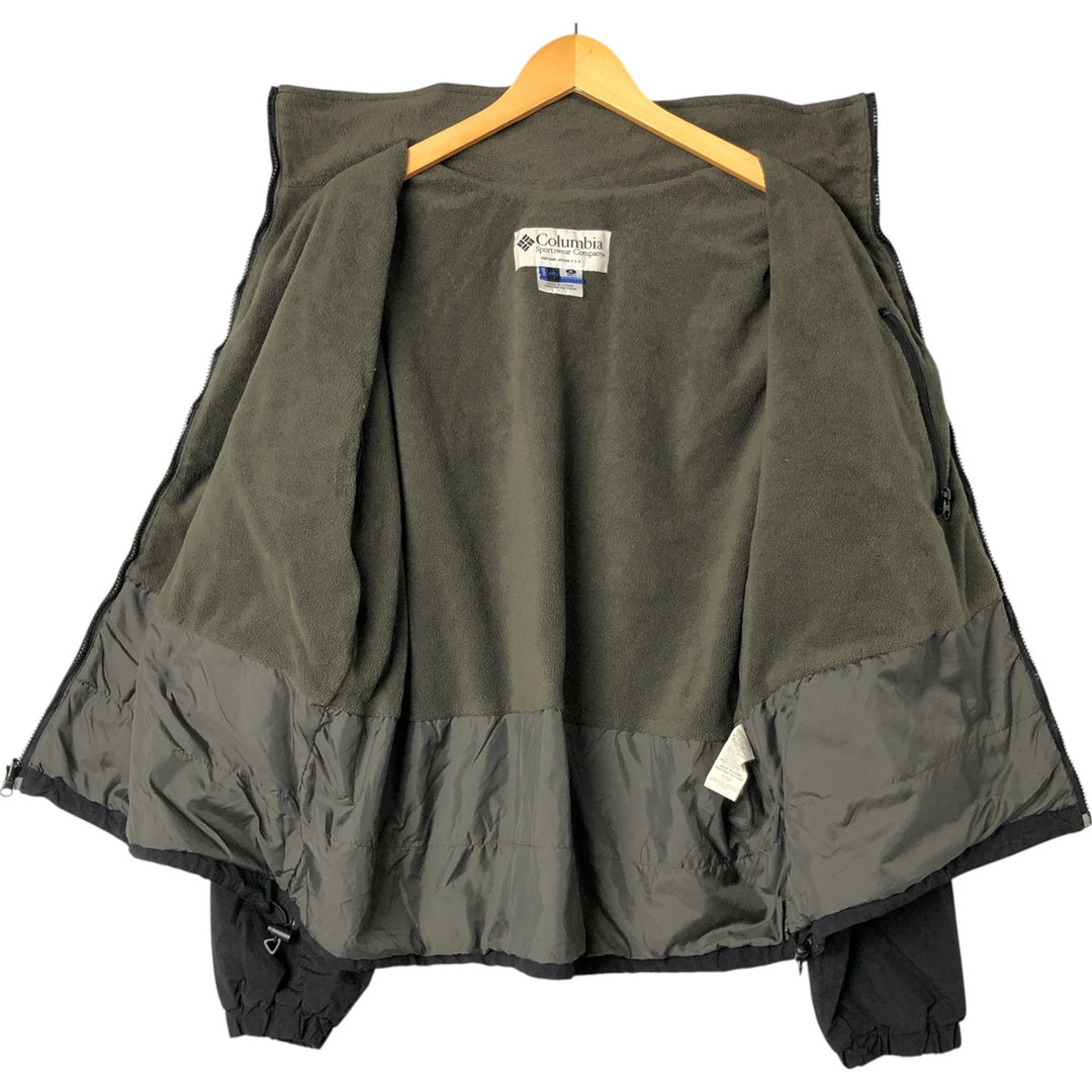 90s-00'S Columbia Padded Nylon Jacket, Men's XL Nylon black type Vintage Second Hand