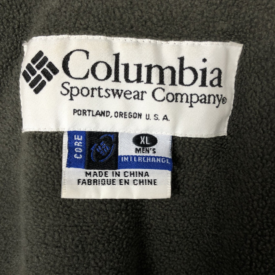 90s-00'S Columbia Padded Nylon Jacket, Men's XL Nylon black type Vintage Second Hand