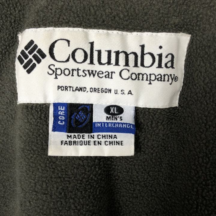 90s-00'S Columbia Padded Nylon Jacket, Men's XL Nylon black type Vintage Second Hand
