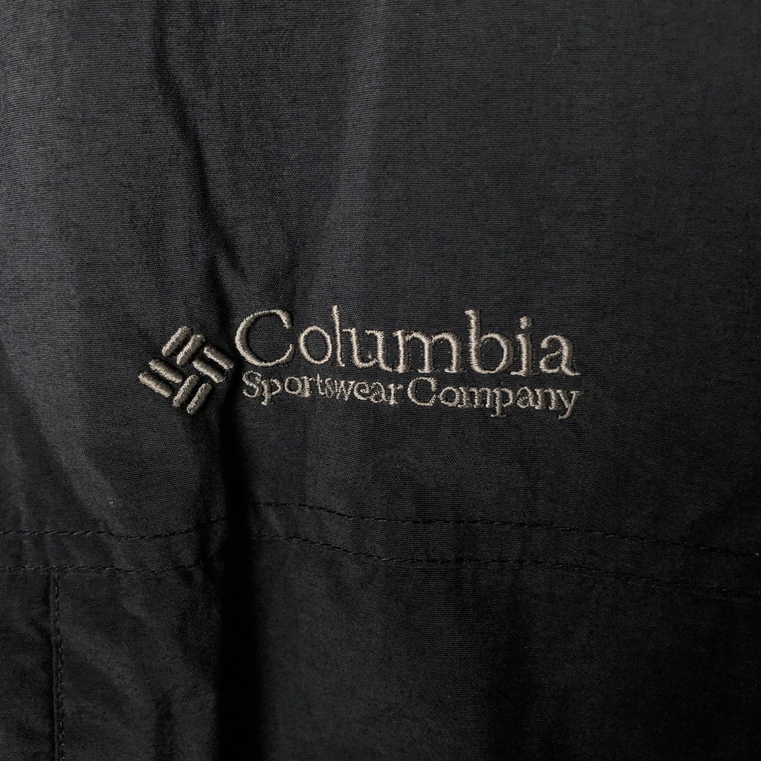 90s-00'S Columbia Padded Nylon Jacket, Men's XL Nylon black type Vintage Second Hand